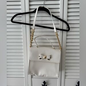 Betsey Johnson White Bag